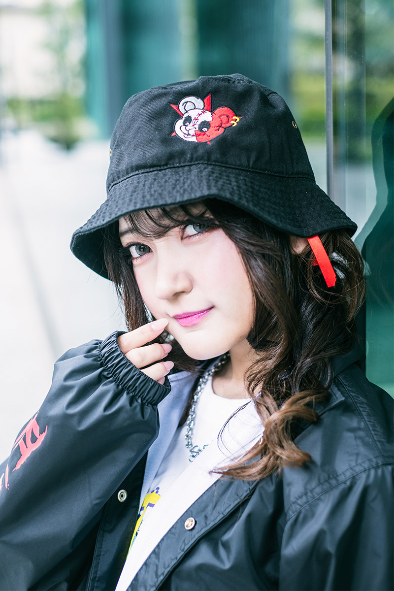  西本りみ×GEKRIOCK CLOTHING×acOlaSia 限定コラボ・バケットハット RED