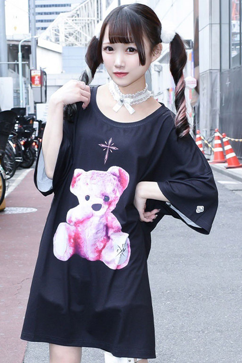 新入荷 TRAVAS 熊 bear TOKYO FURRY BEAR 熊 くま BIG ロンT 長袖