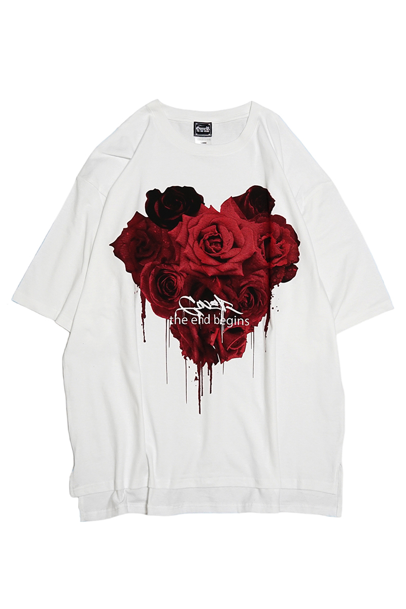 GoneR(ゴナー) GR36CT002 Cheart T-Shirts White