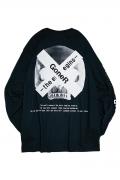 GoneR(ゴナー) GR36LS002 Cross Mexican Skull L/S T-Shirts Black