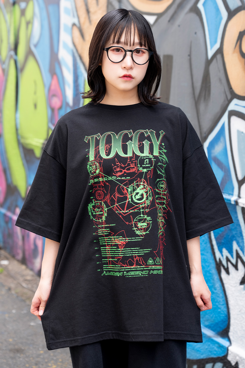 【予約商品】トギー×Am10:24×GEKIROCK CLOTHING コラボ・オーバーサイズ・Tシャツ