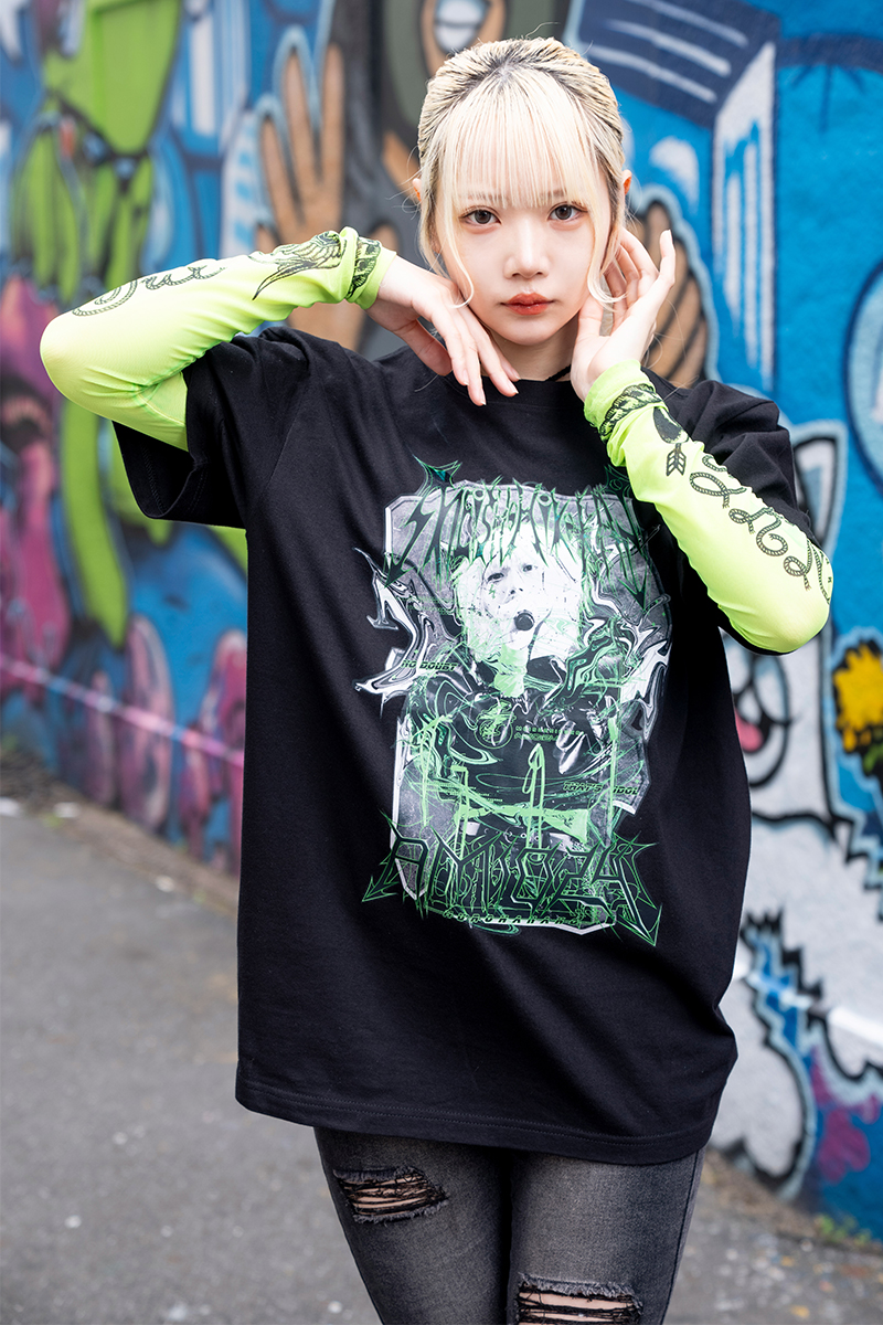 【予約商品】ムロ葉菜子×Am10:24×GEKIROCK CLOTHING コラボ・Tシャツ