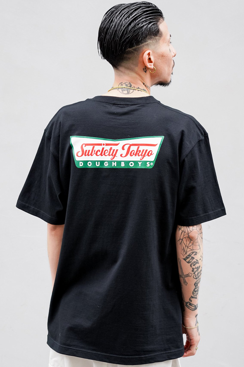 Subciety (サブサエティ) DOUGH BOY TEE BLACK