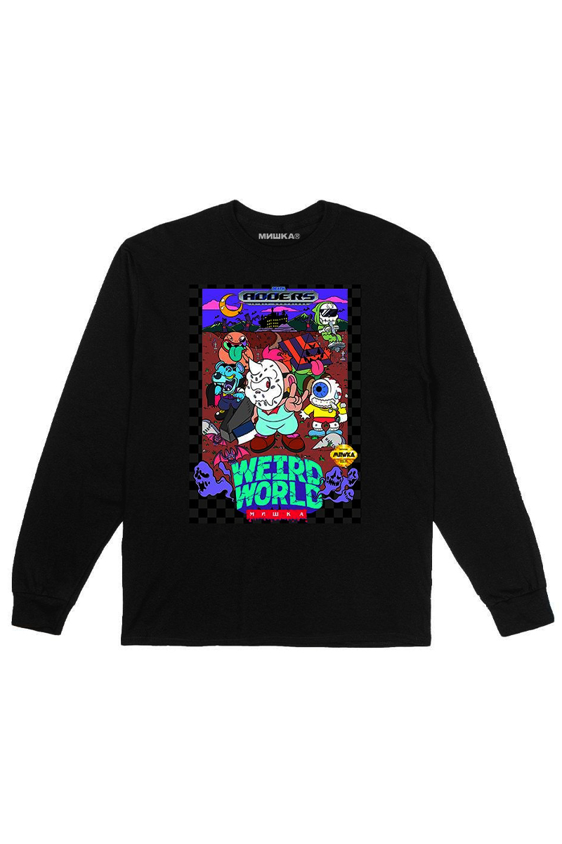 MISHKA(ミシカ) SPOOKY CREW LONGSLEEVE BLACK