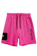 TOY MACHINE STRETCH NYLON POCKET SHORT PANTS PINK