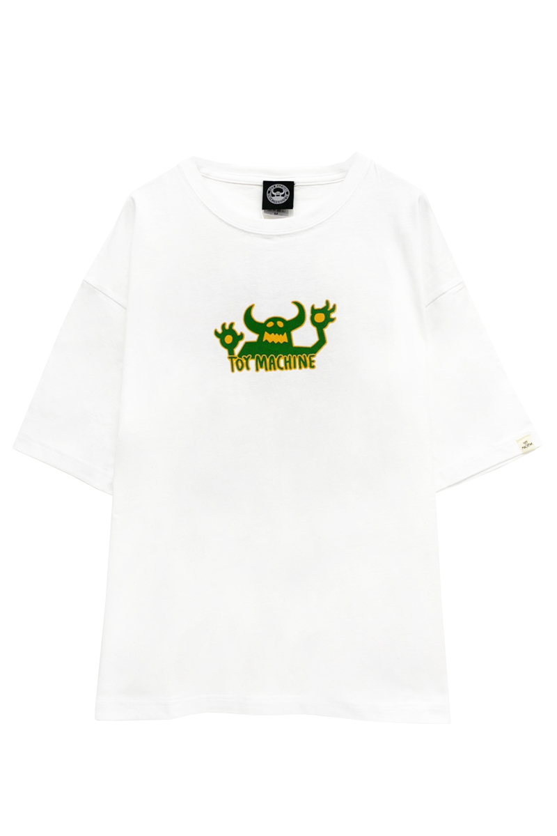 TOY MACHINE OG MONSTER SS WIDE TEE WHITE