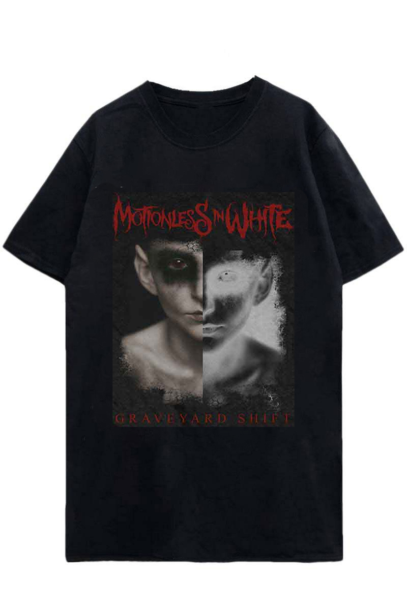 MOTIONLESS IN WHITE UNISEX TSHIRT SPLIT SCREEN / ロックファッション / バンドTシャツ のGEKIROCK CLOTHING