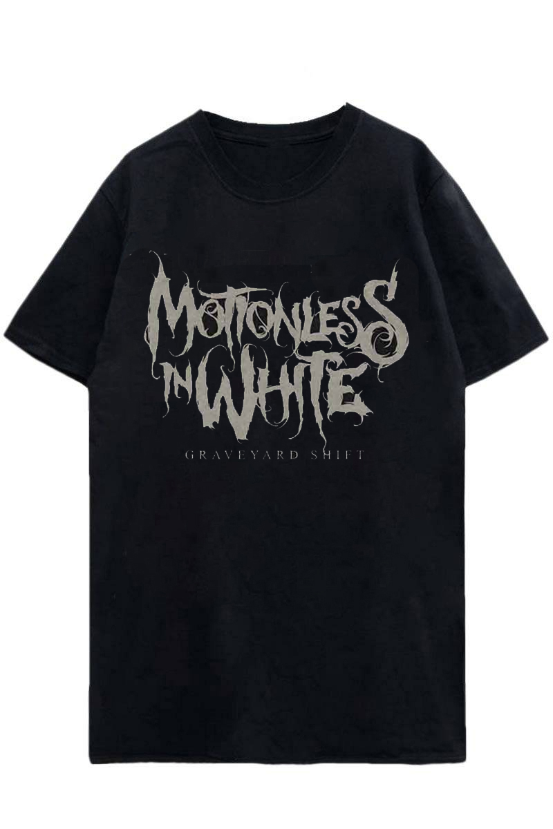 MOTIONLESS IN WHITE UNISEX T-SHIRT: GRAVEYARD SHIFT