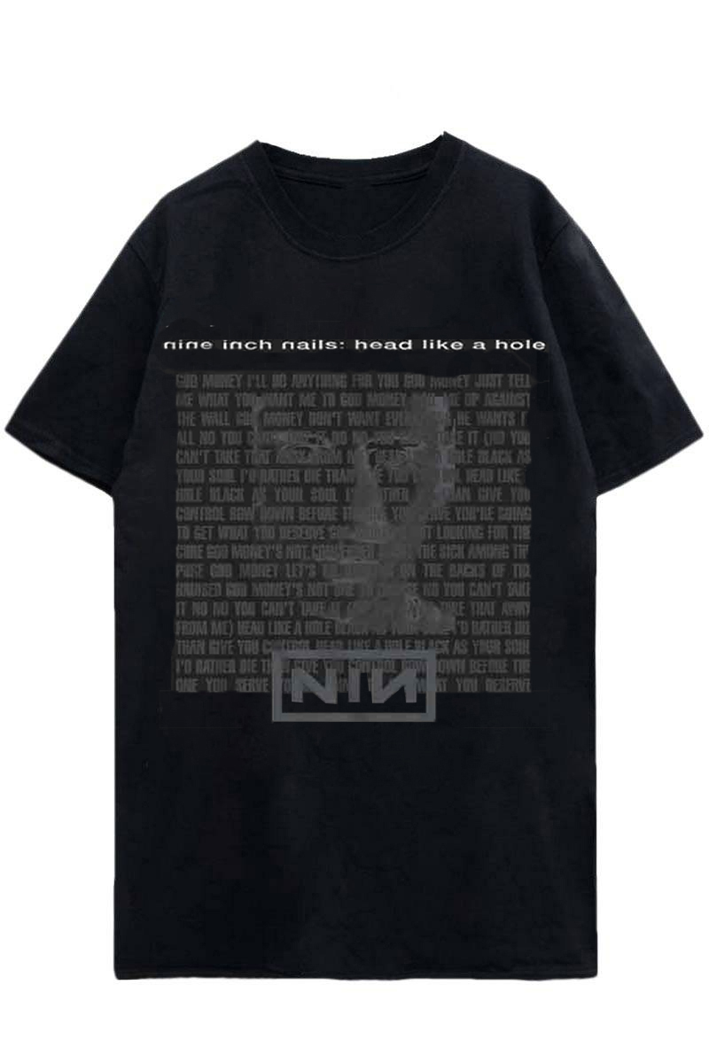 NINE INCH NAILS UNISEX T-SHIRT: HEAD LIKE A HOLE