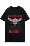 SYSTEM OF A DOWN UNISEX T-SHIRT: DOVE OVERCOME