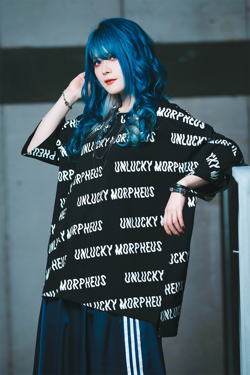 Unlucky Morpheus×GEKIROCK CLOTHING 限定総柄ビッグTシャツ -logo-