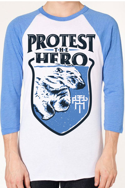 PROTEST THE HERO  Keys White/Navy - Baseball Tee