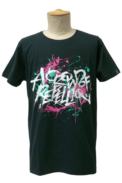 a crowd of rebellion Band Logo Black