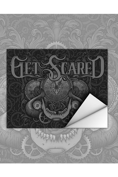GET SCARED Demons Album Logo  - Sticker