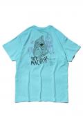 TOY MACHINE (トイマシーン) LOYAL PAWN EMBROIDERY SS TEE - L.BLUE