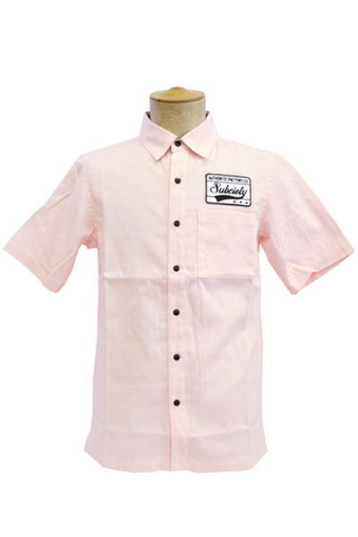 Subciety EMBLEM SHIRT S/S PINK