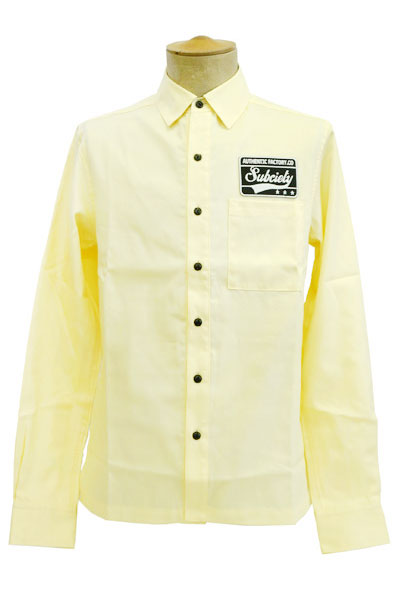 Subciety EMBLEM SHIRT L/S YELLOW