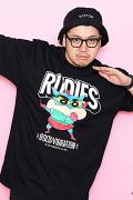 RUDIE'S (ルーディーズ) x CRAYON SHINCHAN ACTIONKAMEN-T BLACK