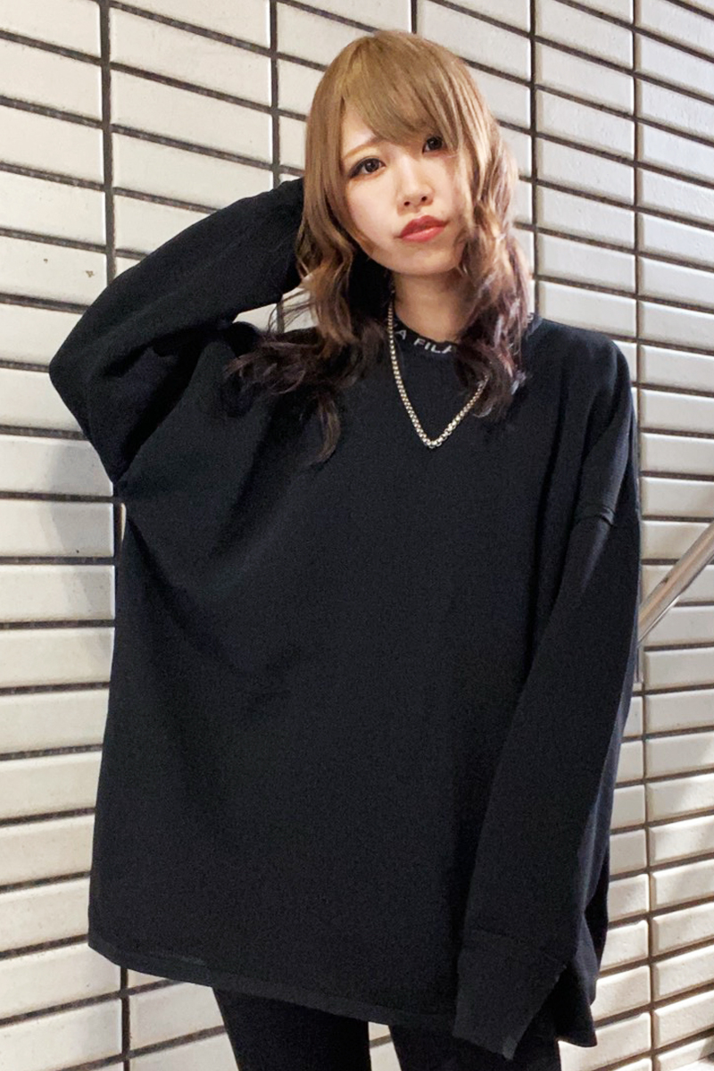 FILA FM9787 L/S TEE BLACK