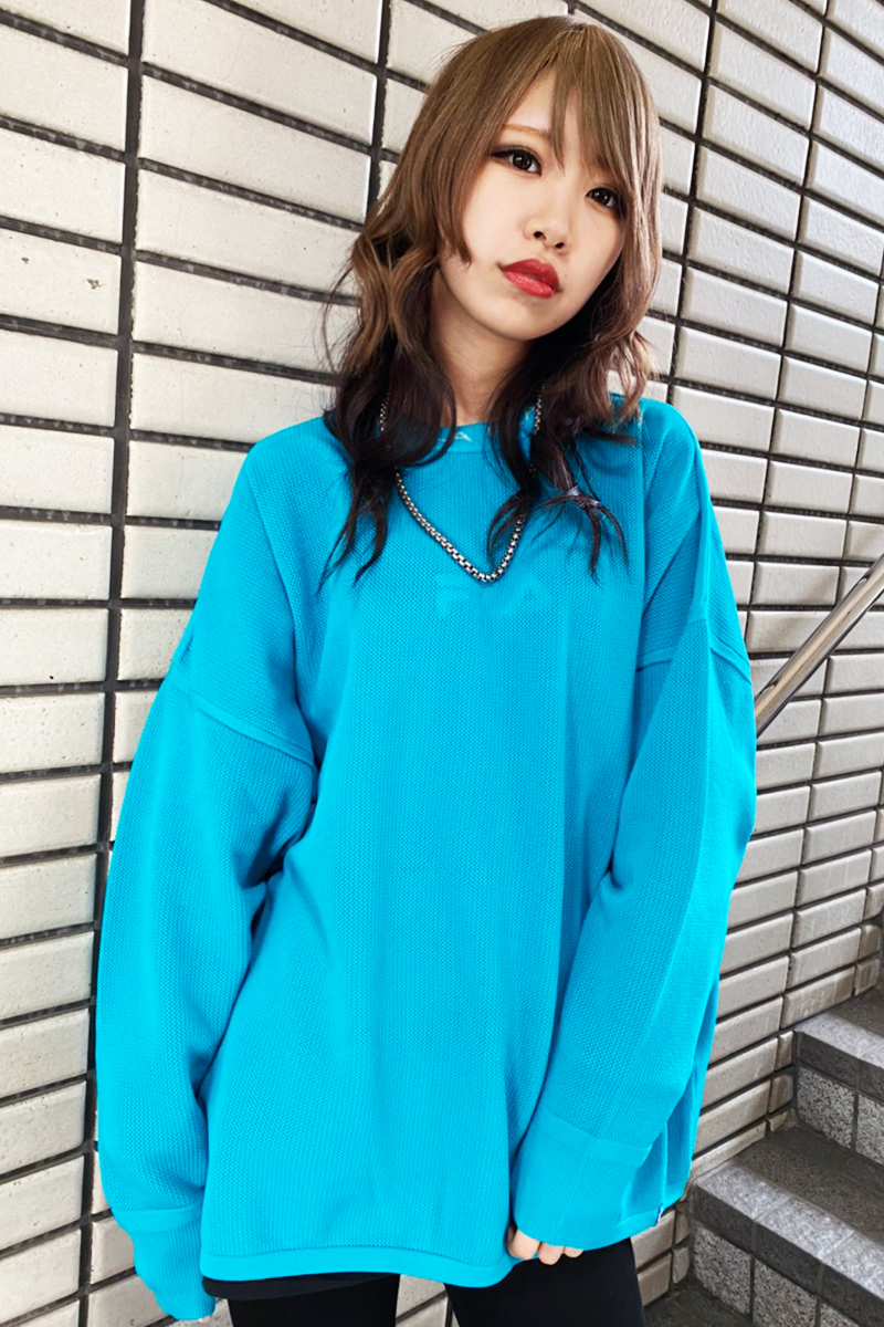 FILA FM9787 L/S TEE BLUE