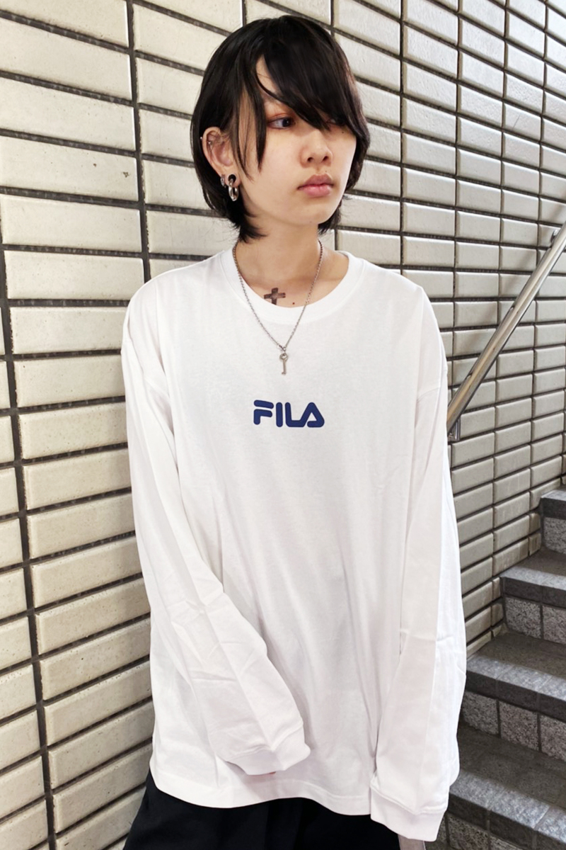 FILA F9835 L/S TEE WHITE