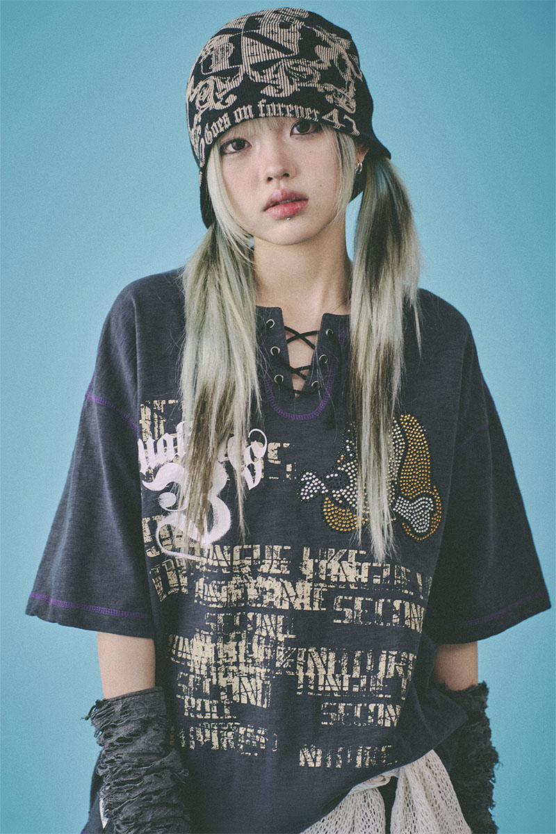 GALFY(ガルフィー) オワコン英字 Tee BLACK