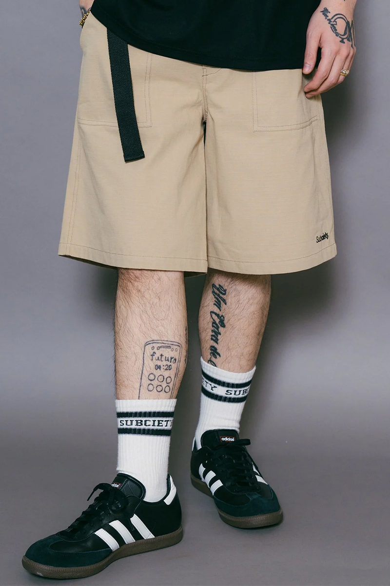 Subciety(サブサエティ) BAKER SHORTS BEIGE
