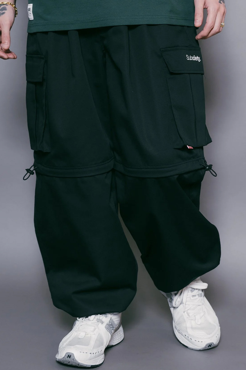 Subciety(サブサエティ) MUTANT CARGO PANTS BLACK