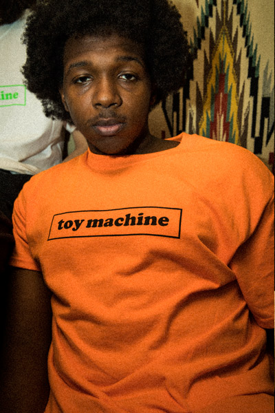 TOY MACHINE TMS18ST8 Toy Machine Logo ss S.ORANGE