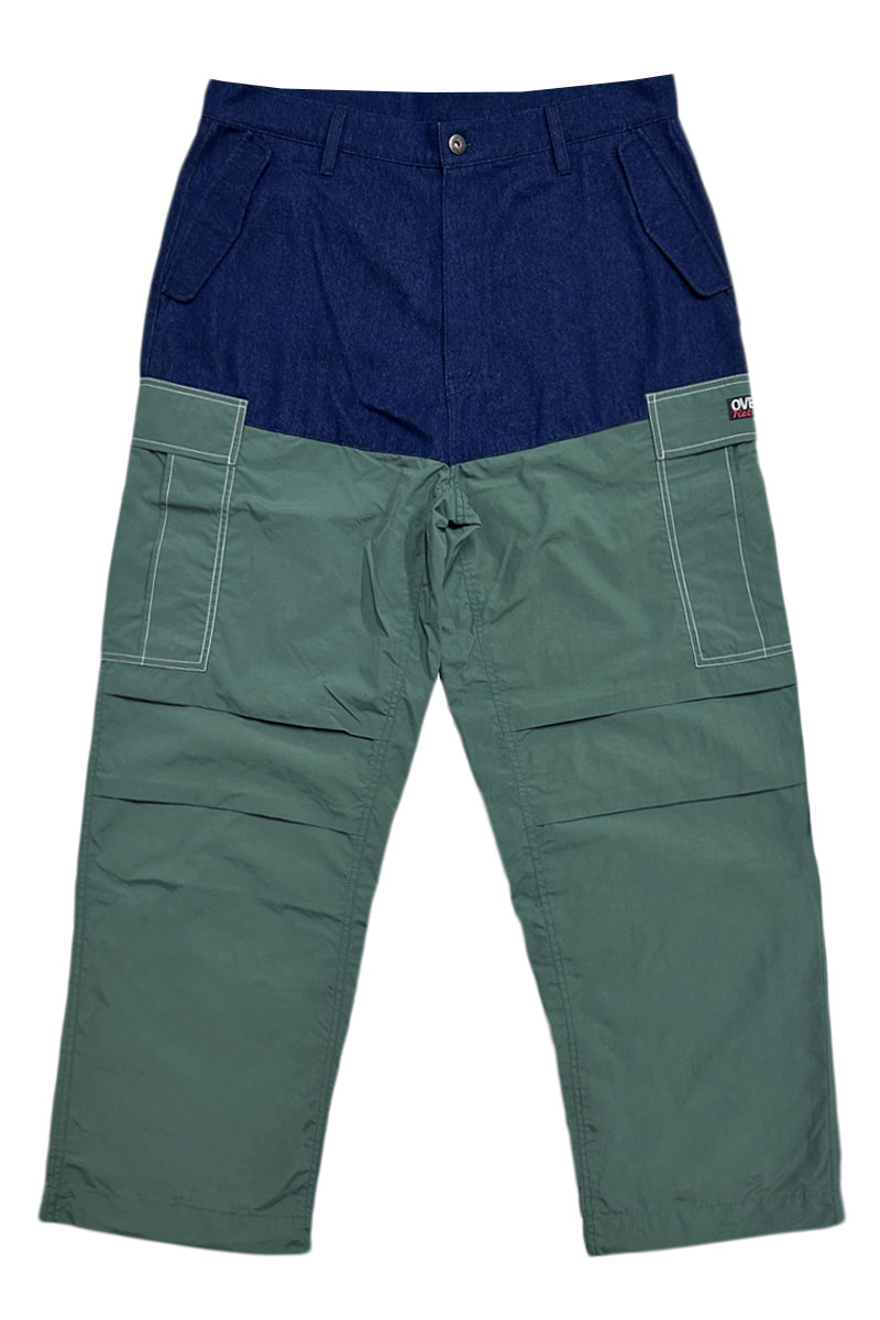 over print (オーバープリント) docking pants olive