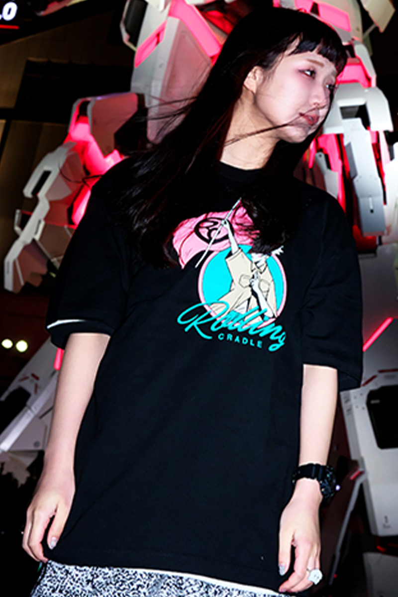 ROLLING CRADLE SAIKYOU TEE / BLACK