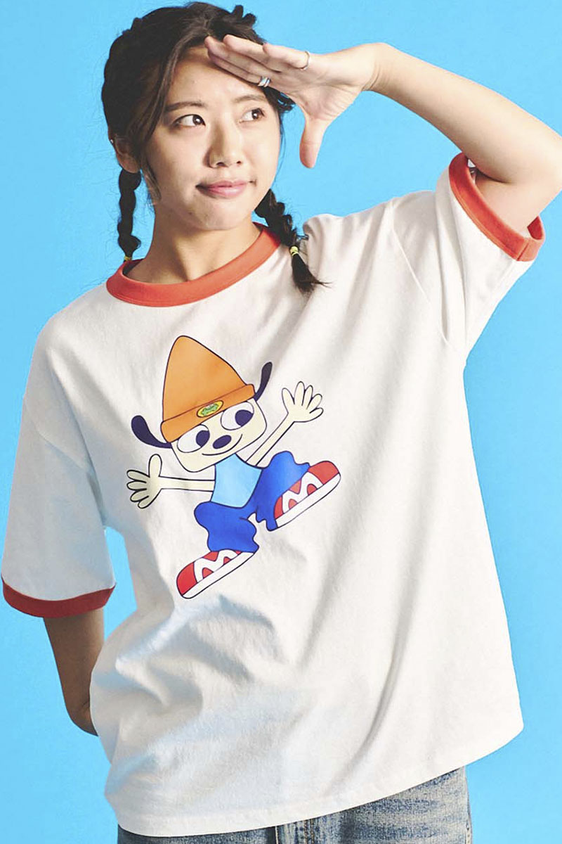 パラッパラッパー ジャンピングパラッパロゴリンガーTee ORANGE