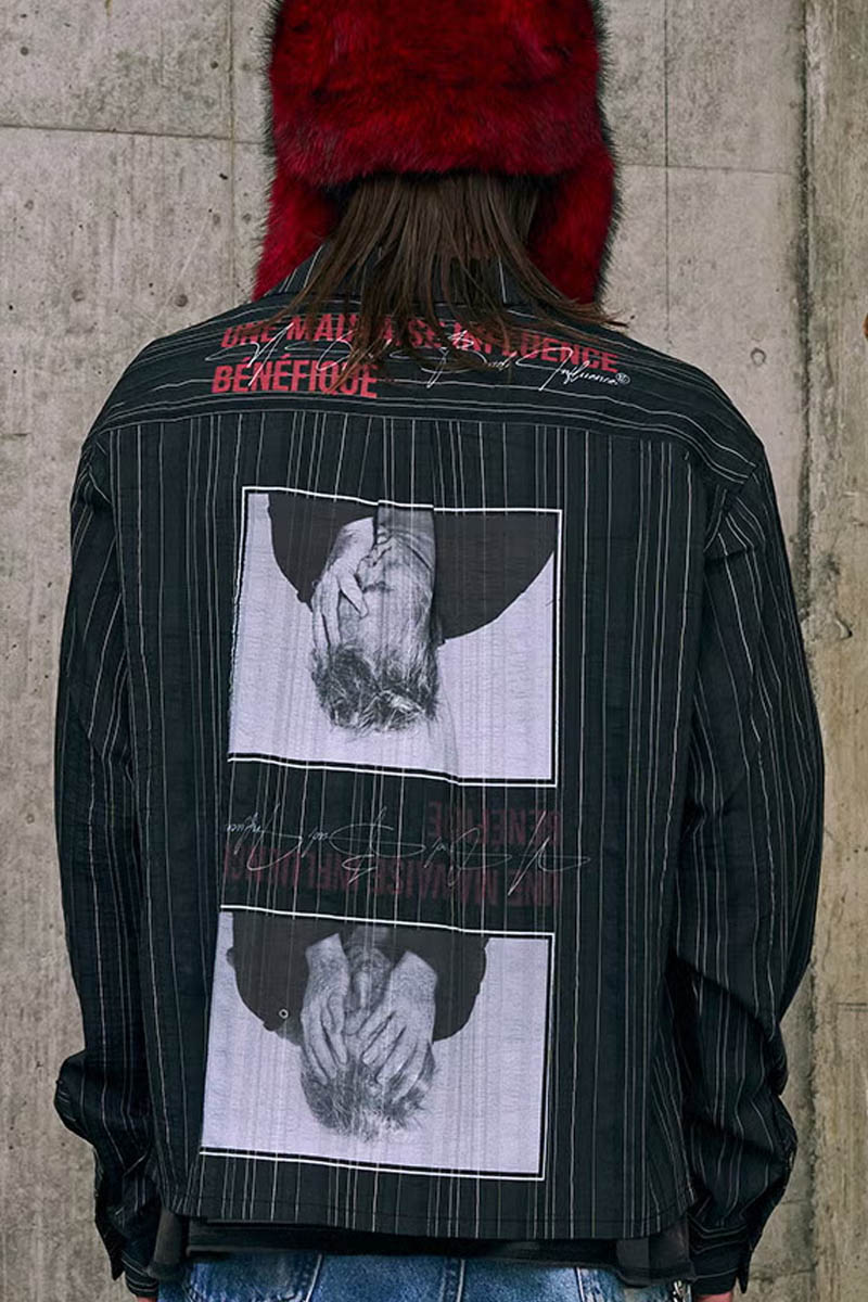 【予約商品】A Good Bad Influence(ア・グッド・バッド・インフルエンス) INNER NOISE SHIRT - Black