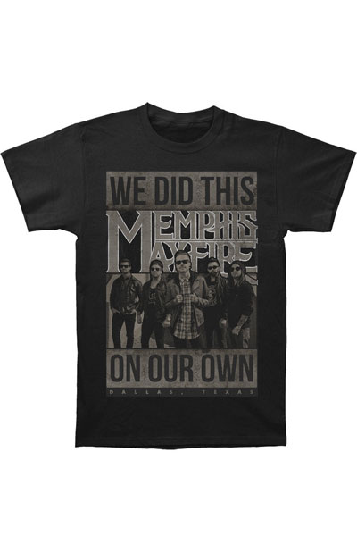 MEMPHIS MAY FIRE On Our Own Black - T-Shirt