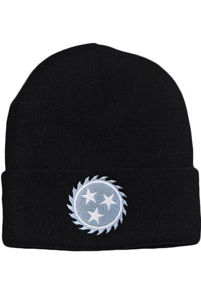 WHITECHAPEL Grey / White Sawblade Black - Beanie