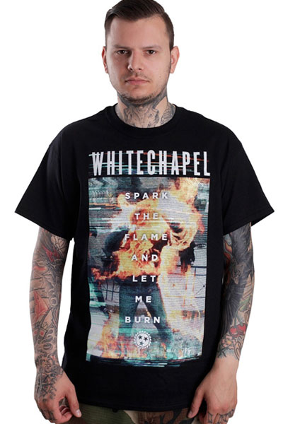 WHITECHAPEL Pyro Black - T-Shirt
