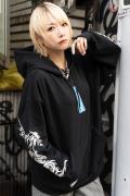 プランクスターズ×GALFYコラボ・パーカー BLACK