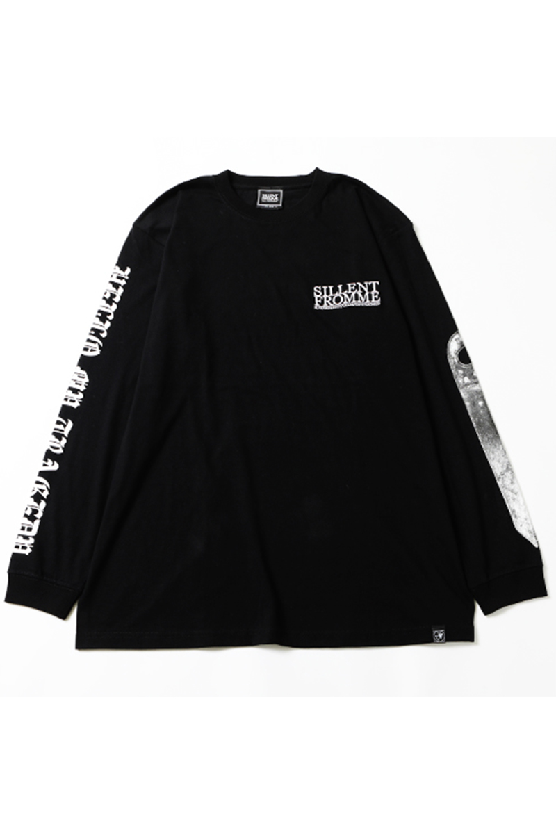 SILLENT FROM ME TRAGEDY -Long Sleeve- BLACK