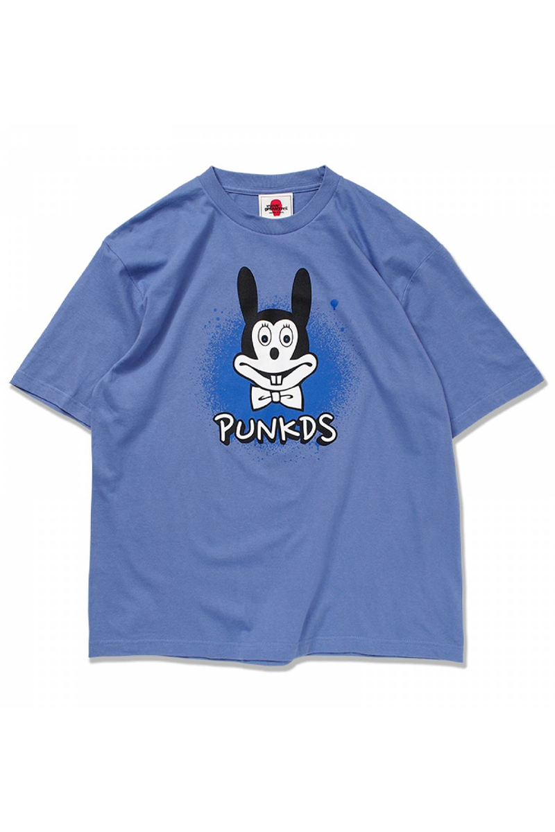 PUNK DRUNKERS (パンクドランカーズ) うさちゃんBIG.TEE - D.BLUE