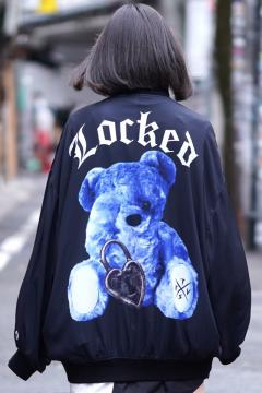 TRAVAS TOKYO【トラバストーキョー】Locked bear chiffon blouson Black