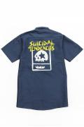 SUICIDAL TENDENCIES x MxMxM “MAGICAL TENDENCIES” WORK SHIRT BLUE