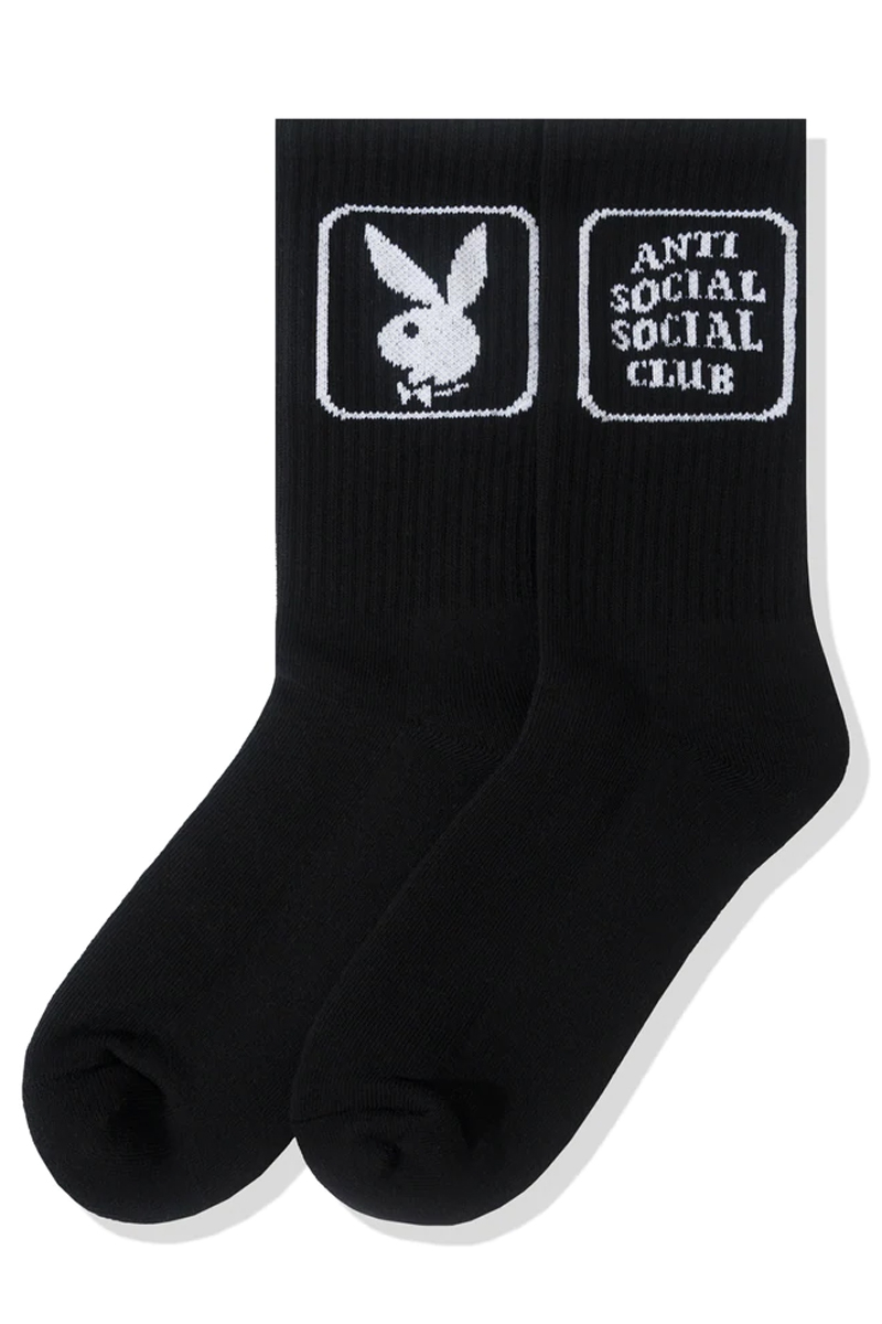 Anti Social Social Club Playboy x ASSC Bunny Black Socks
