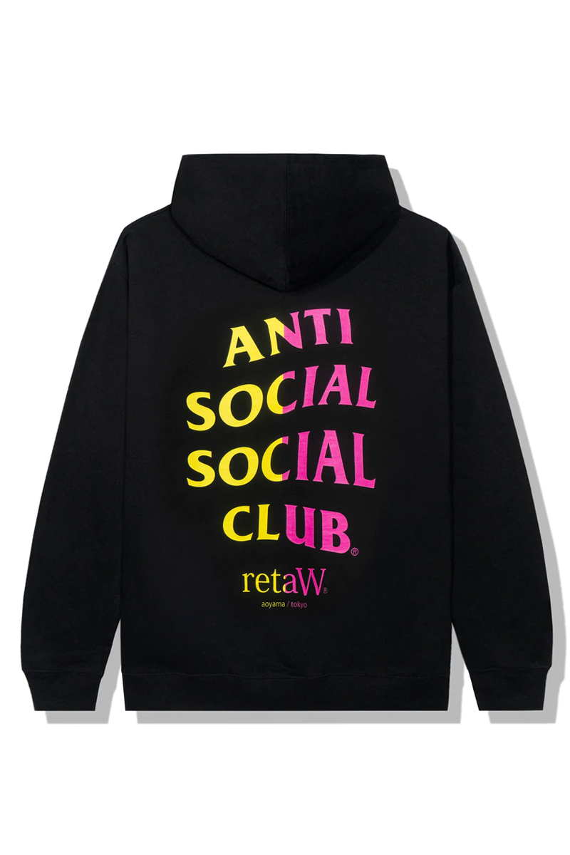 Anti Social Social Club ASSC x retaW Black Hoodie