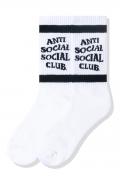 Anti Social Social Club Down The Tube Black/White Socks