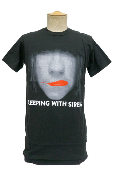 SLEEPING WITH SIRENS Sealed Lips Black - T-Shirt