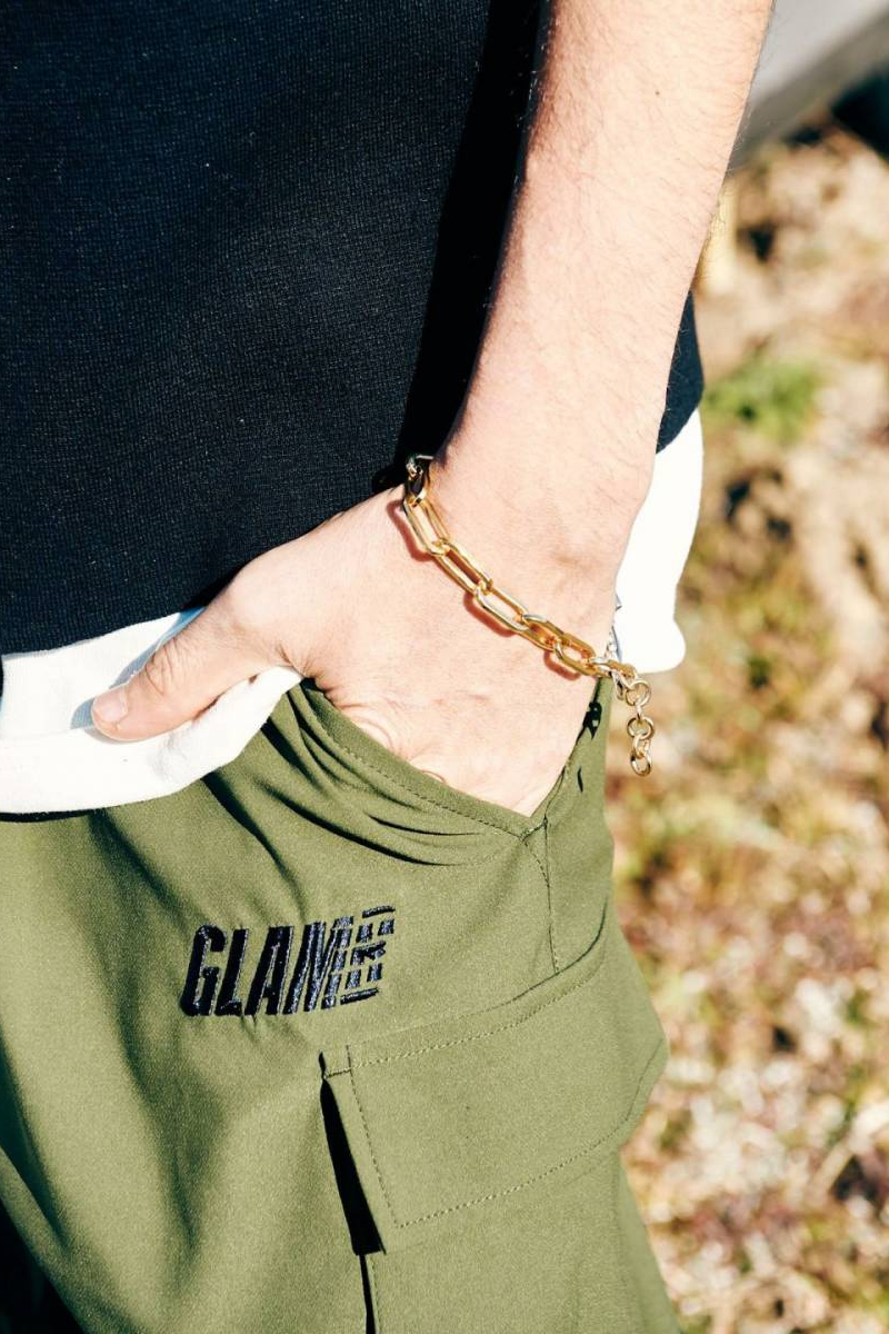 glamb (グラム) Combination Chain Bracelet - Gold×Silver