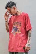 Subciety (サブサエティ) BLACK PANTHER TEE BURGUNDY