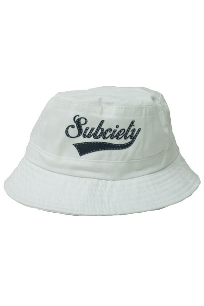 Subciety BUCKET HAT-GLORIOUS- - WHITE