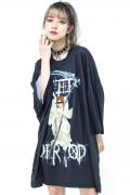 TRAVAS TOKYO【トラバストーキョー】Der tod Super BIG Tee Black