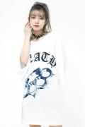 TRAVAS TOKYO【トラバストーキョー】メリケンサックモアビッグTシャツ White